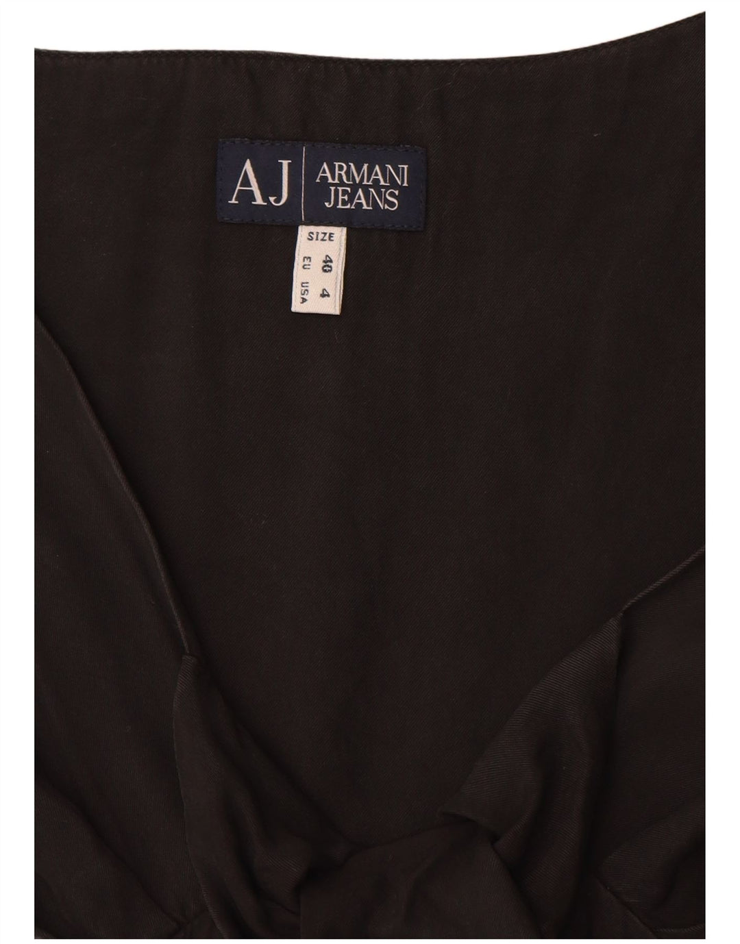 Armani Jeans Robe trapèze sans manches pour femme EU 40 Noir moyen