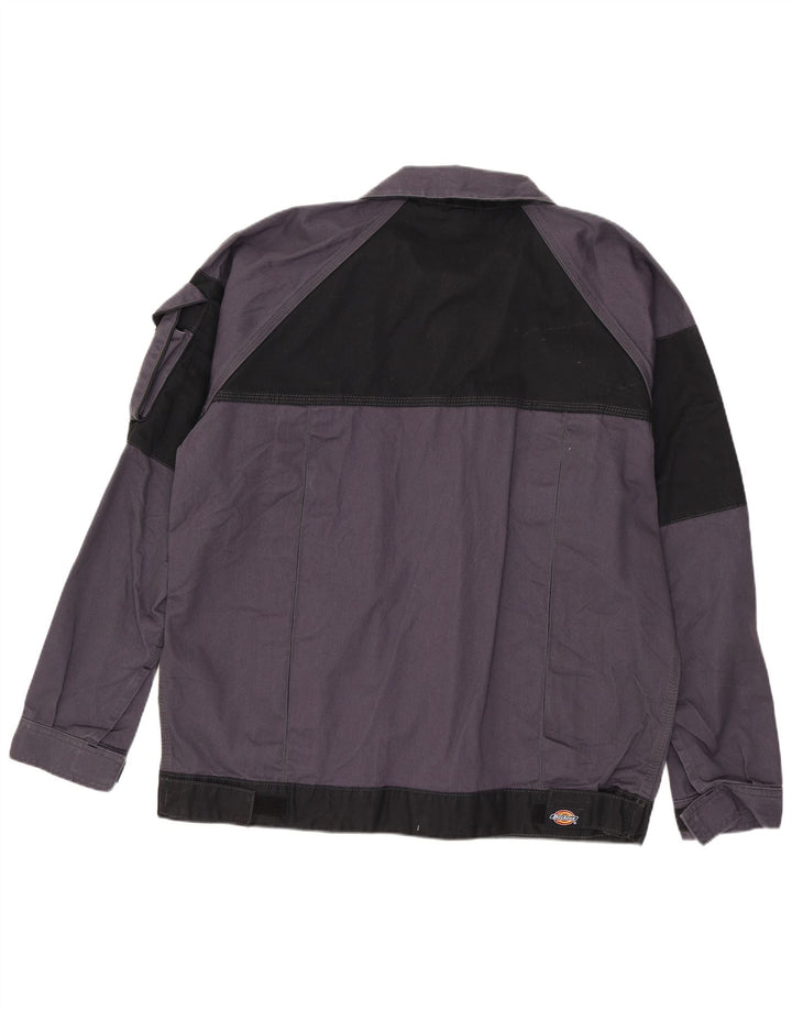 Dickies Veste utilitaire pour homme UK 40 Large Gris Colorblock Coton