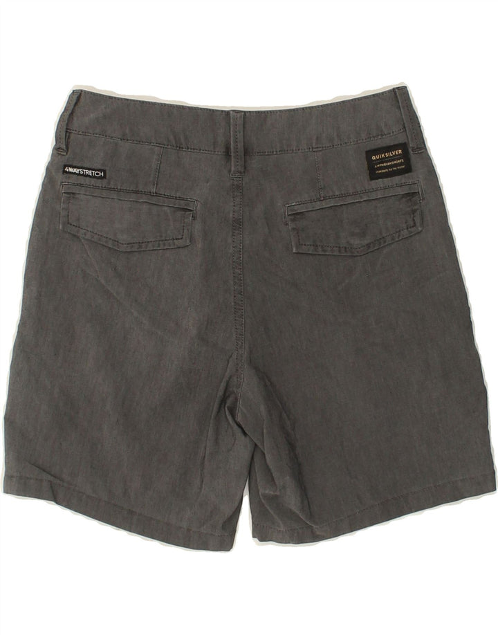 QUIKSILVER Womens Chino Shorts W24 XS Grey Polyester Vintage Quiksilver and Second-Hand Quiksilver from Messina Hembry 