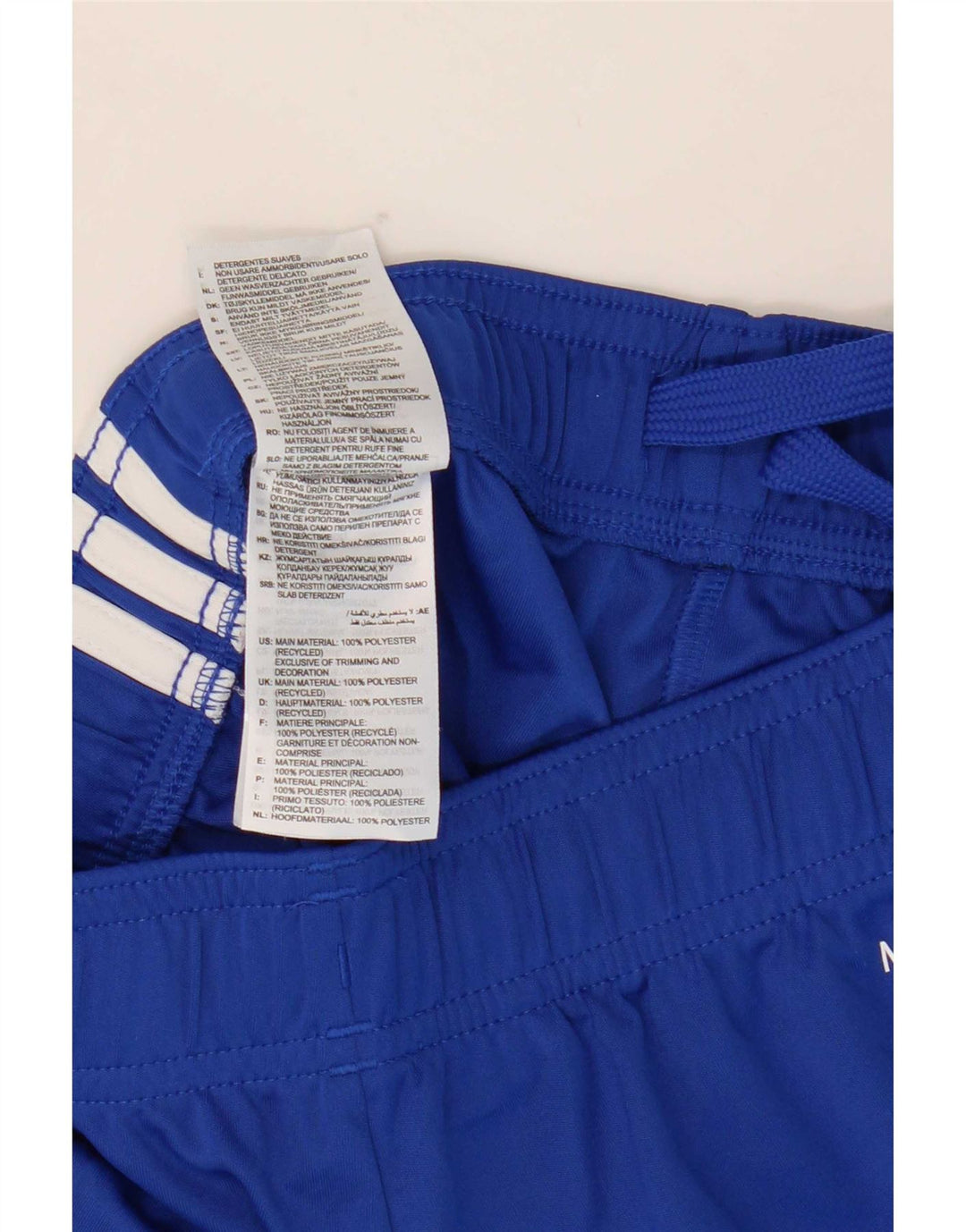Short de sport Adidas Garçon Aeroready 9-10 ans Bleu Polyester