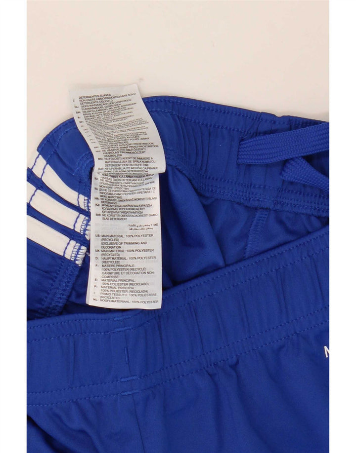 Short de sport Adidas Garçon Aeroready 9-10 ans Bleu Polyester