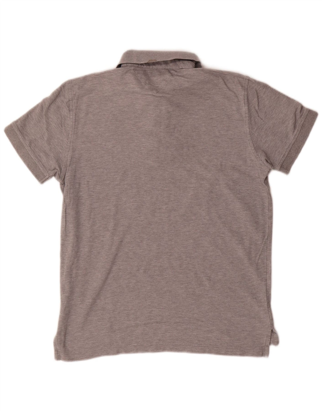 TOMMY HILFIGER Polo Regular Fit Homme Gris Moyen Coton