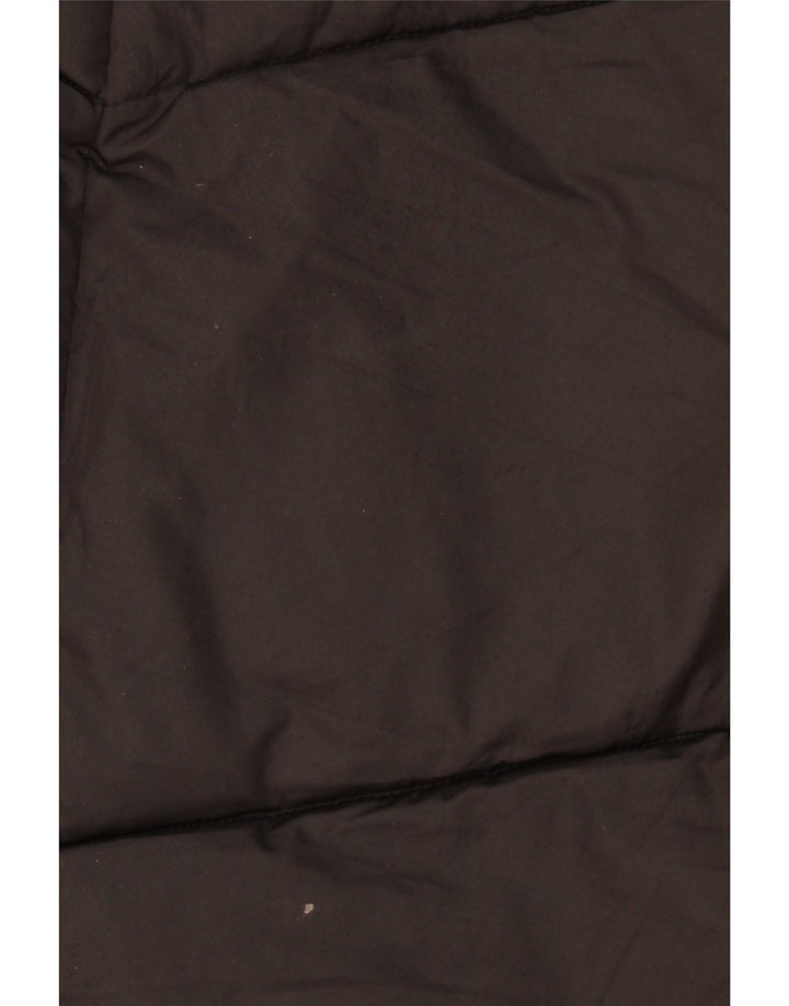 John Lewis Veste matelassée surdimensionnée à capuche pour femme UK 18 XL Noir Polyester