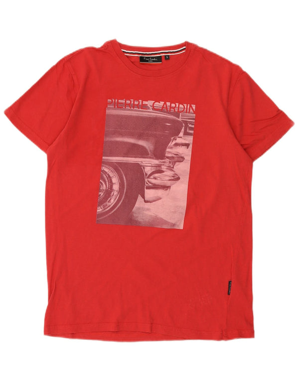 Pierre Cardin T-Shirt Graphique Homme Petit Rouge Coton