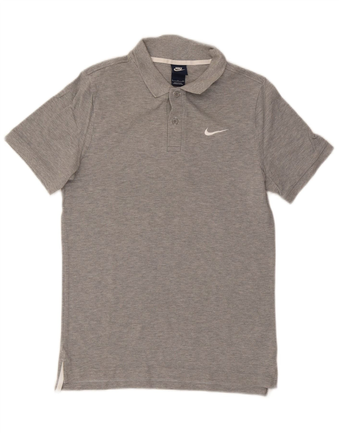 Nike Polo Homme Petit Gris Moucheté Coton