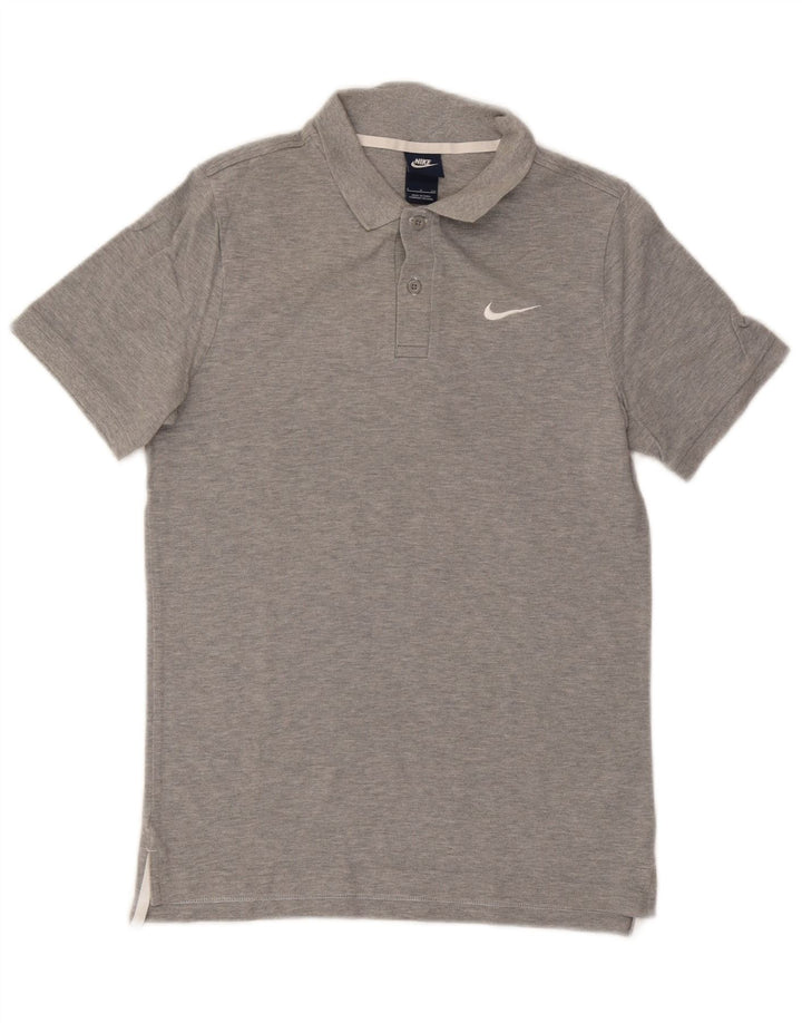 Nike Polo Homme Petit Gris Moucheté Coton