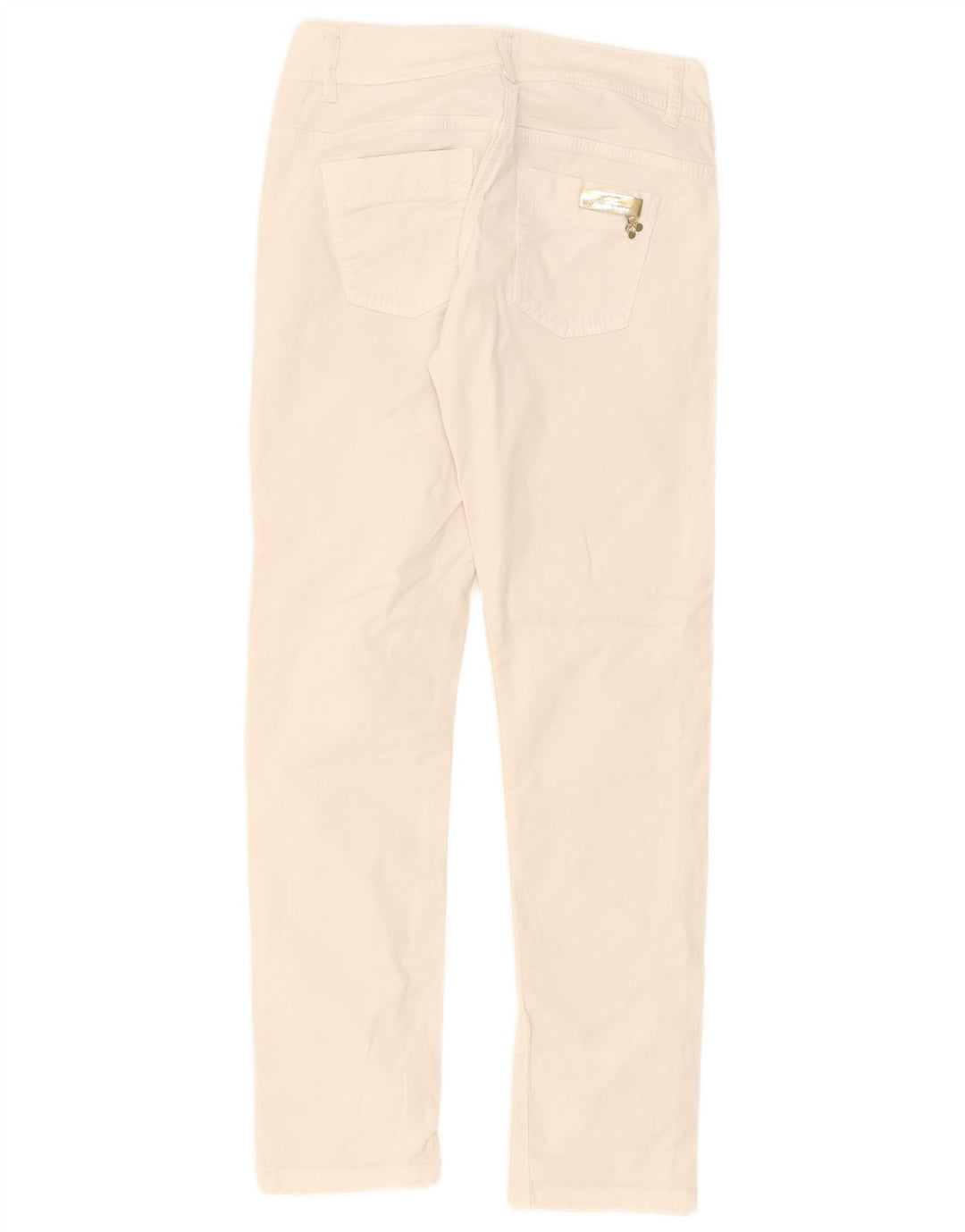 Elisabetta Franchi Jean Slim Femme W29 L29 Blanc