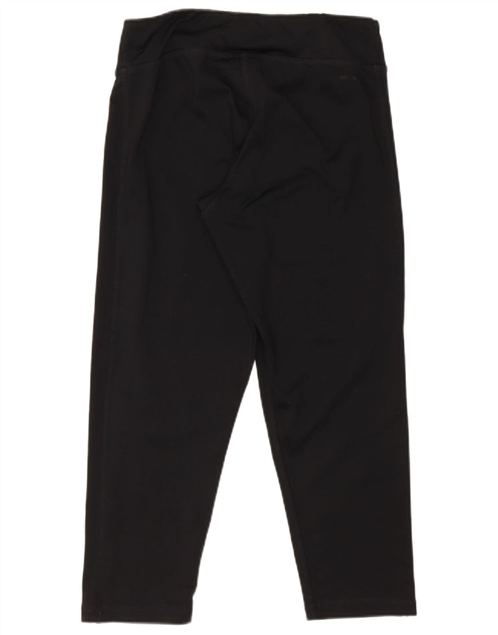 Adidas Legging Capri Femme UK 8/10 Petit Noir Polyester