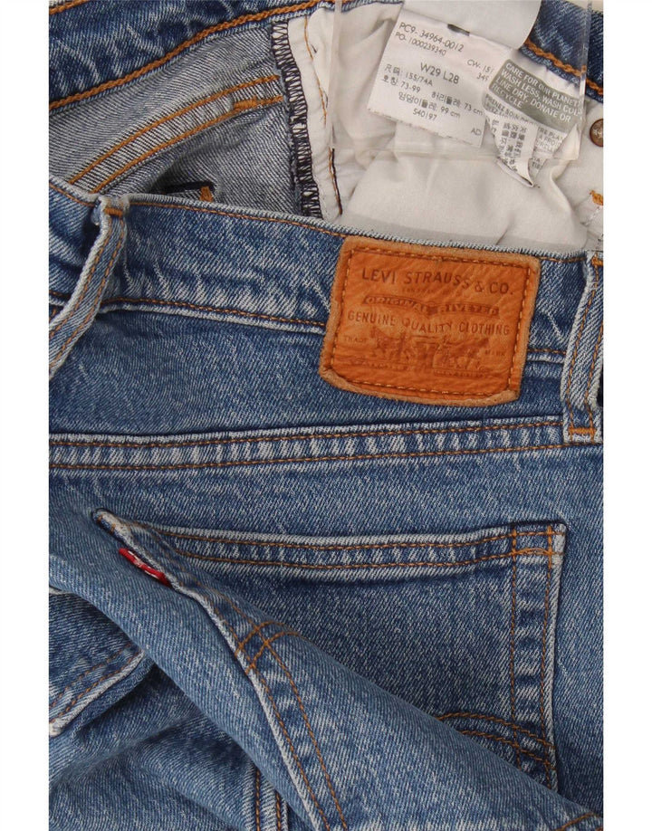 Levi's Jean Droit Wedgie Femme W29 L28 Bleu Coton