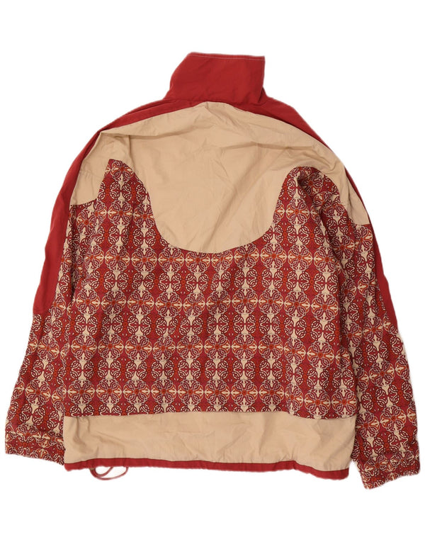 LEOPARD Veste Coupe-Vent Homme UK 44/46 XL Rouge Paisley Coton