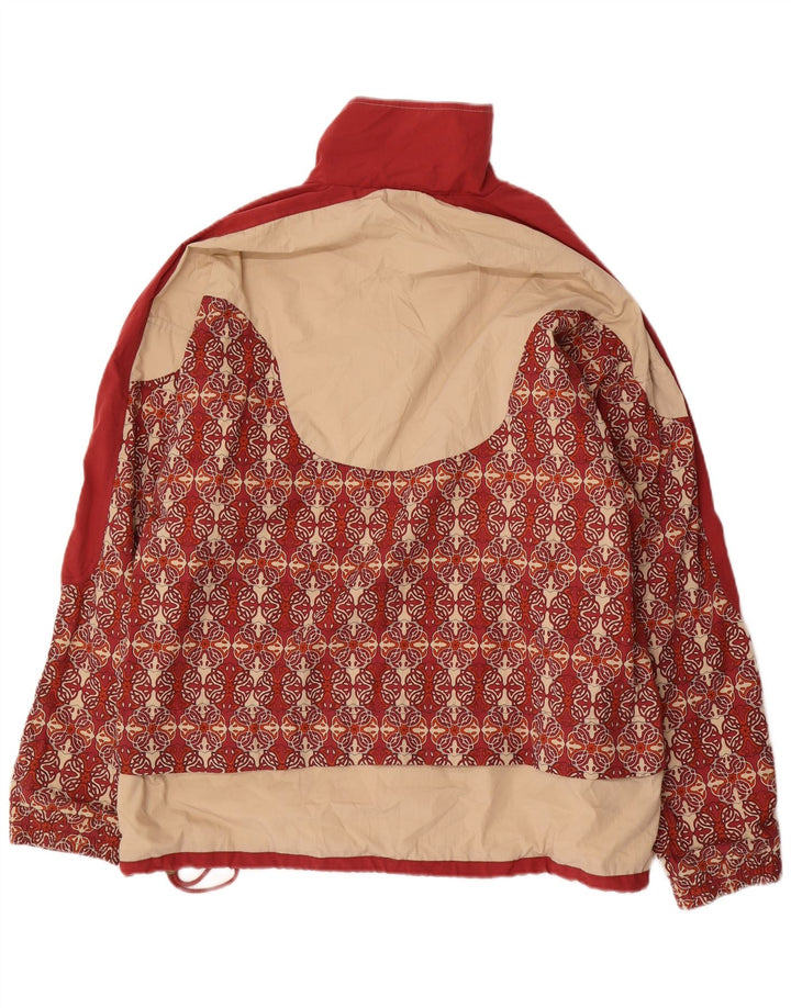 LEOPARD Veste Coupe-Vent Homme UK 44/46 XL Rouge Paisley Coton