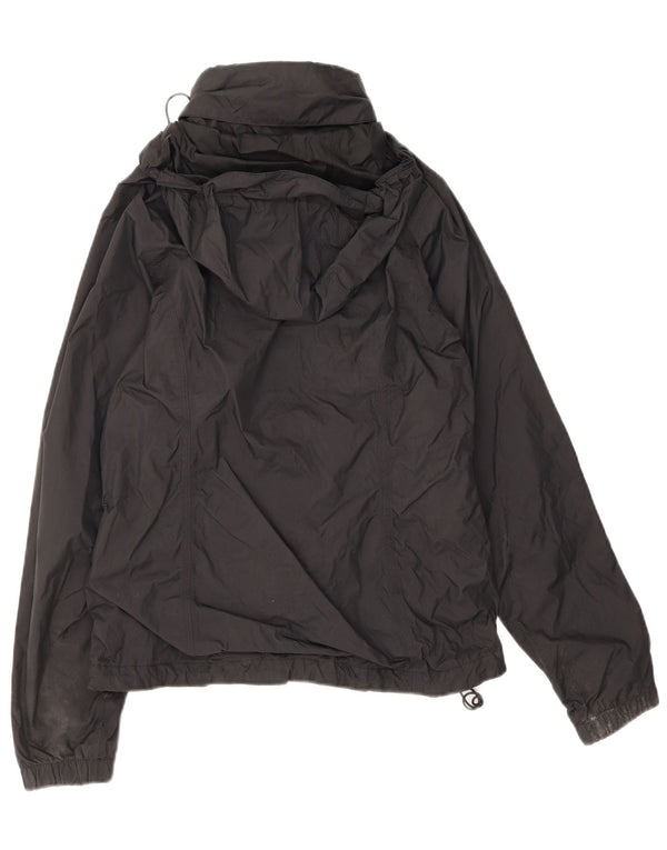 The North Face Veste de pluie à capuche pour femme UK 10 Petit nylon noir