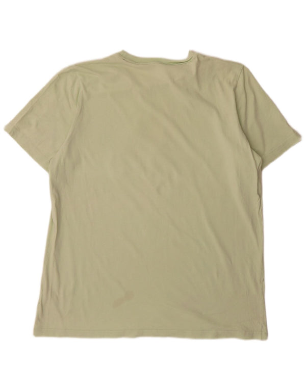 Adidas T-shirt graphique pour homme en coton vert grand