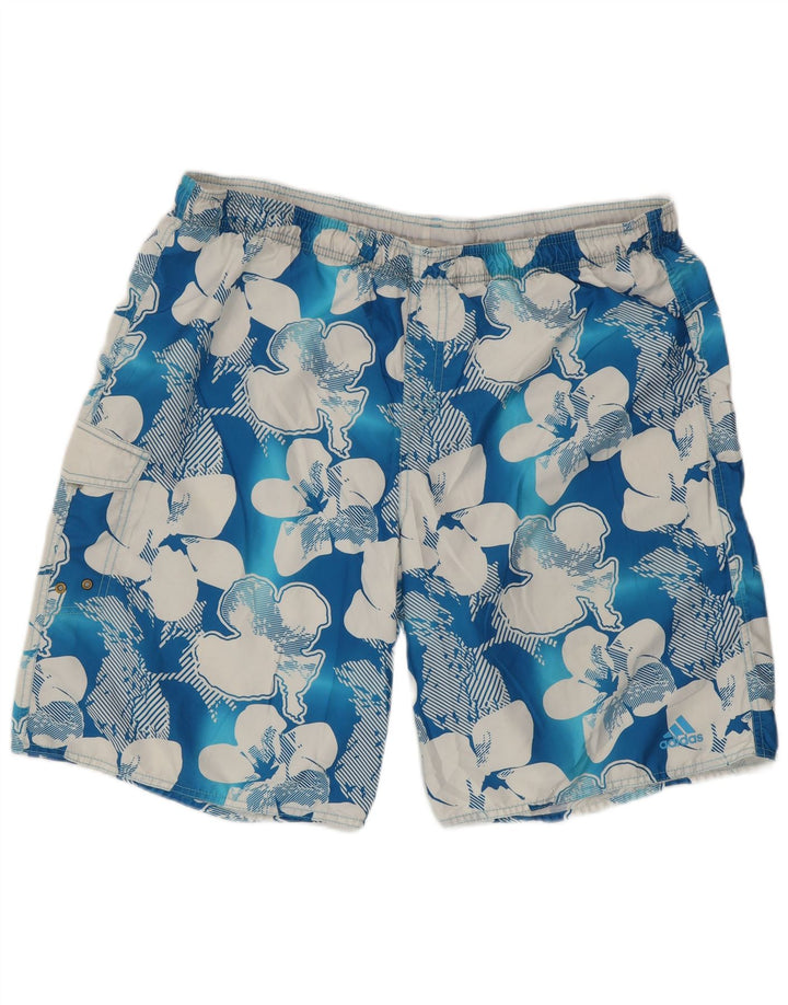 Adidas Short de bain homme XL Bleu Floral Polyester