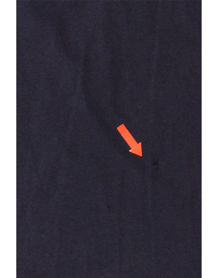Nike T-shirt graphique pour homme en coton bleu marine Taille S
