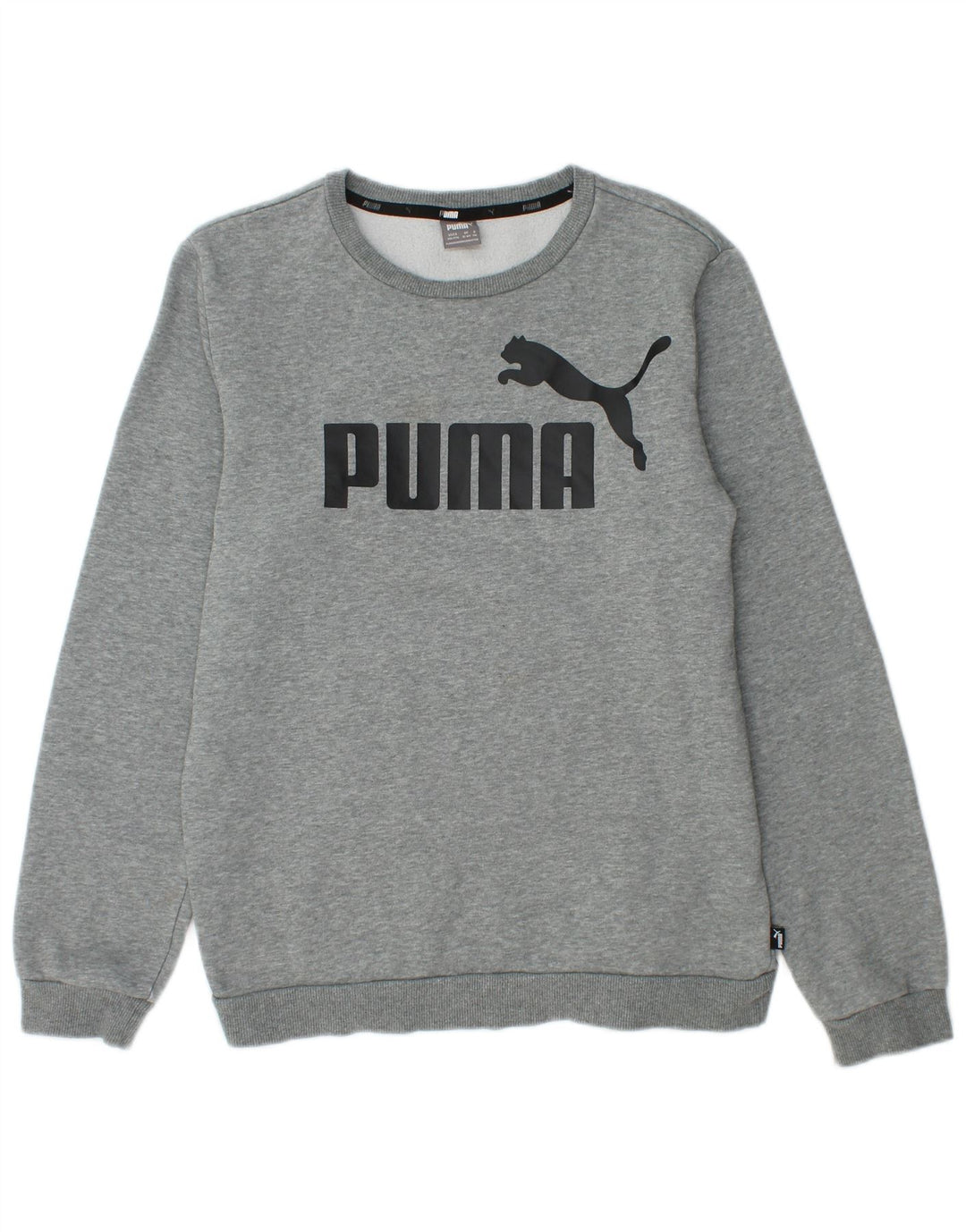 Puma Sweat-Shirt Graphique Garçon 15-16 ans Gris Moucheté