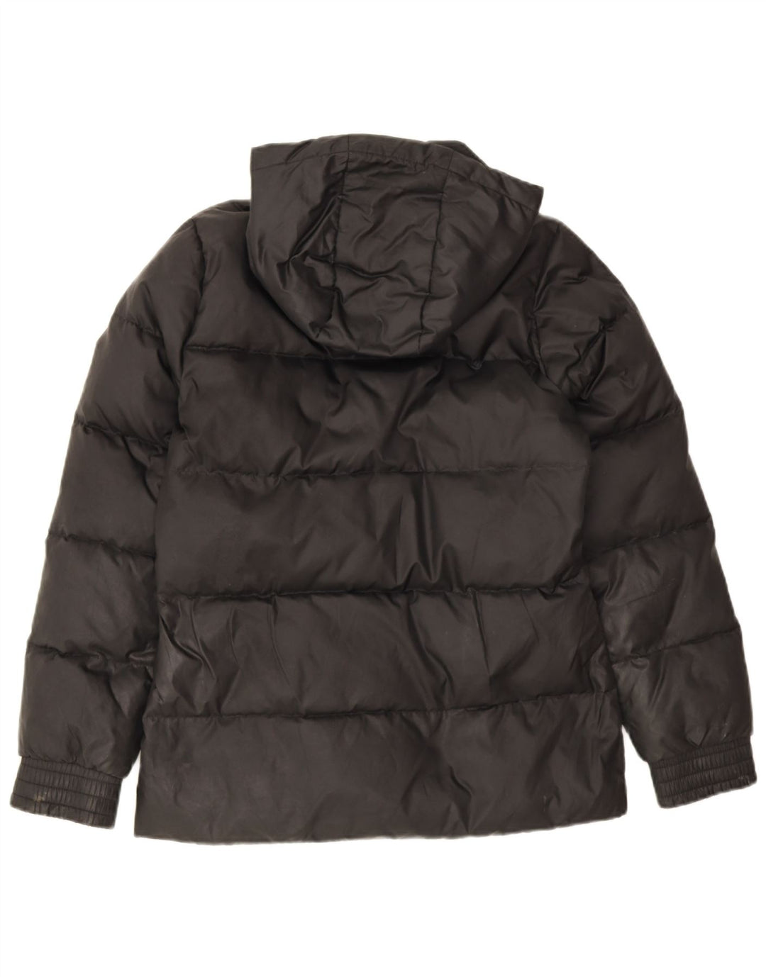 Adidas Veste rembourrée à capuche pour femme UK 8/10 Petit Noir Polyester