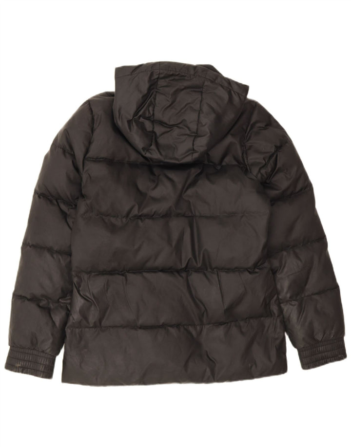 Adidas Veste rembourrée à capuche pour femme UK 8/10 Petit Noir Polyester