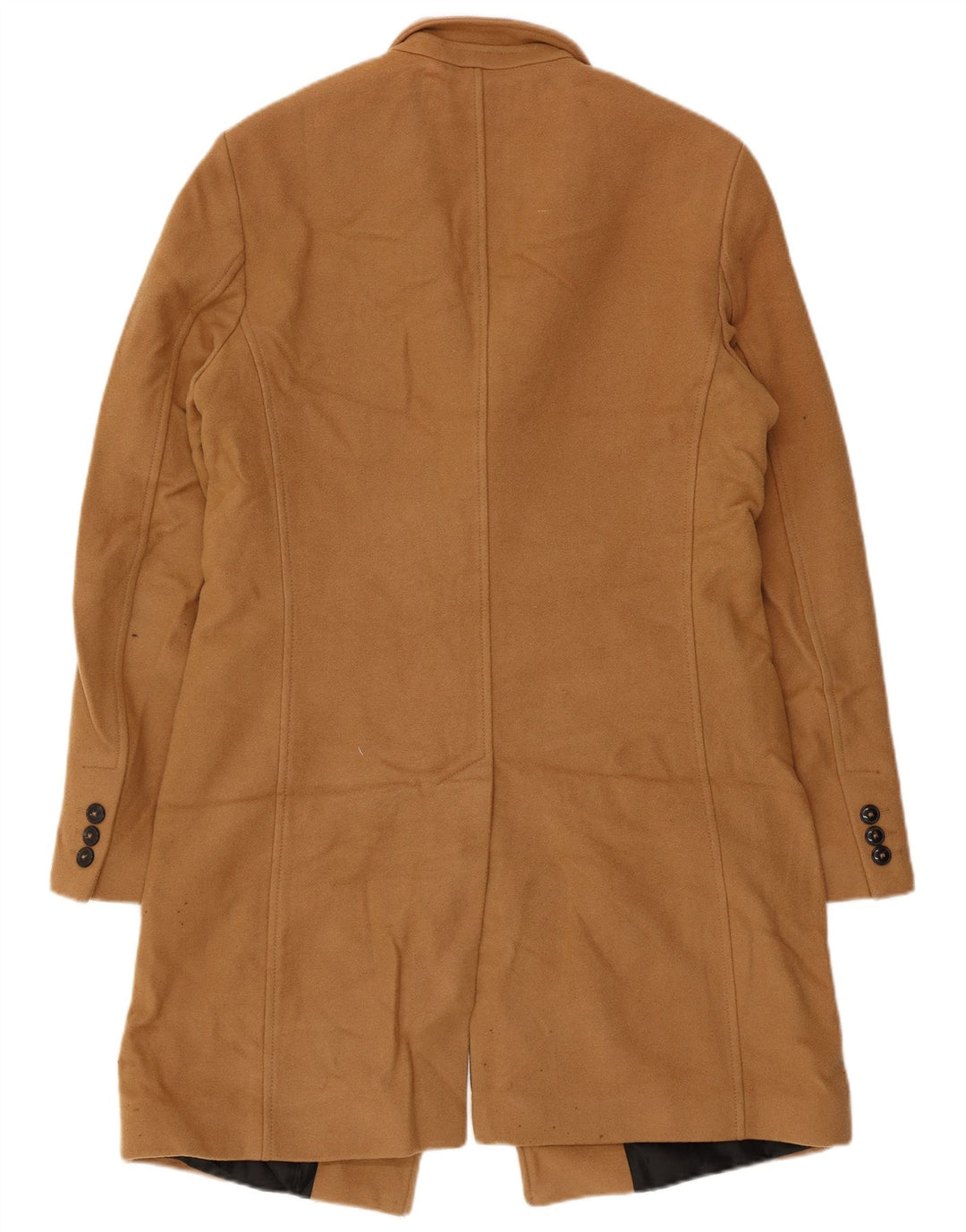 Zara Manteau Homme UK 38 Laine Beige Moyen