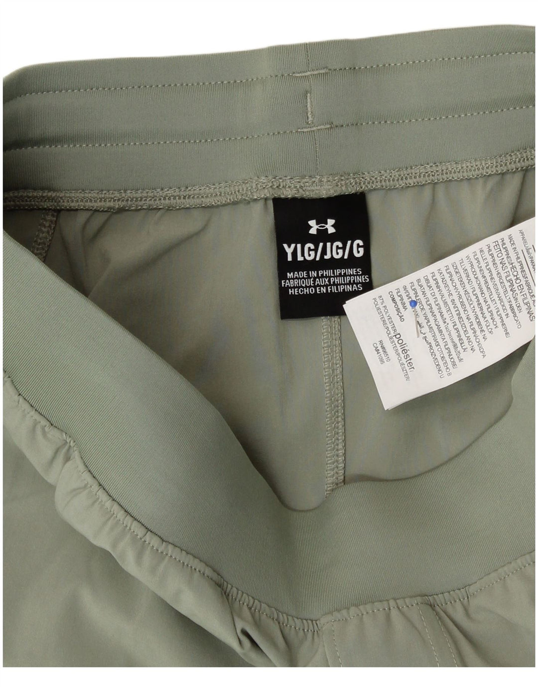 Under Armour Pantalon de Survêtement Garçon 11-12 Ans Large Vert Sports