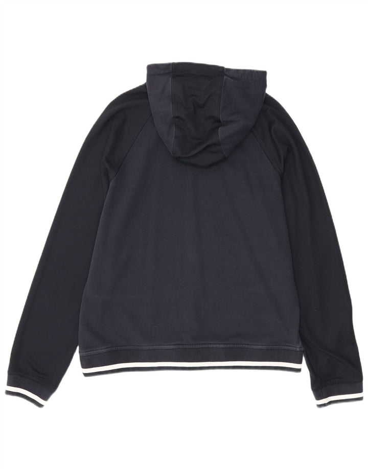 ARMANI EXCHANGE Pull à capuche graphique pour hommes, grand coton bleu marine