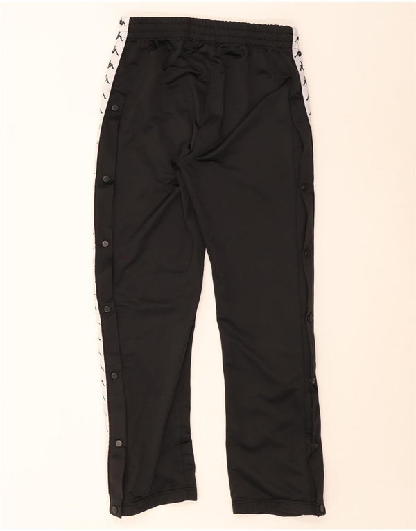Kappa Pantalon de Survêtement Graphique Homme Large Noir Colourblock