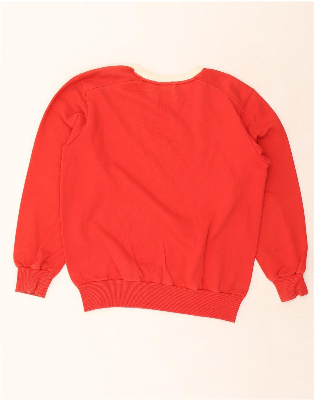 Puma Sweat-shirt Graphic Sweatshirt Jumper Small Homme Rouge Colorblock