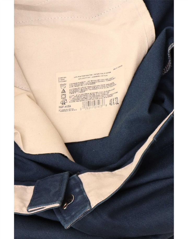 Dickies Pantalon Chino Droit Homme W40 L32 Bleu Marine Polyester