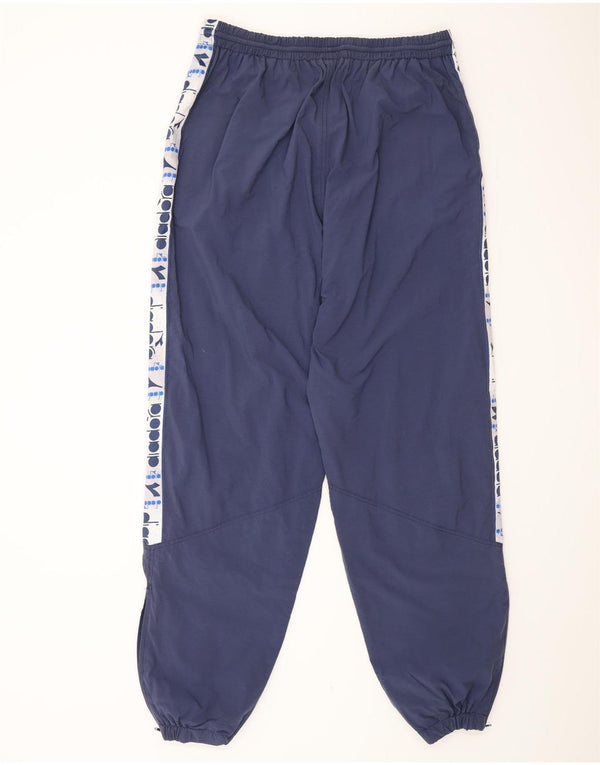 Diadora Pantalon de Survêtement Graphique Joggers 2XL Bleu Marine Colourblock Homme