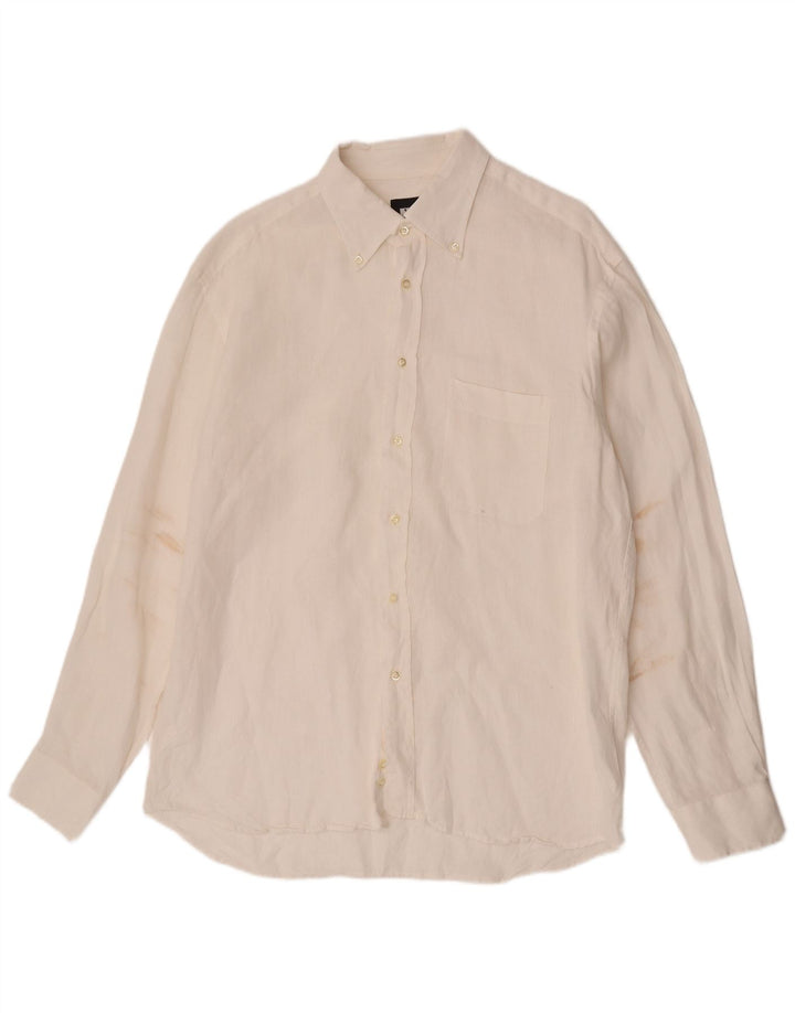 Roccobarocco Chemise Homme Grand Blanc