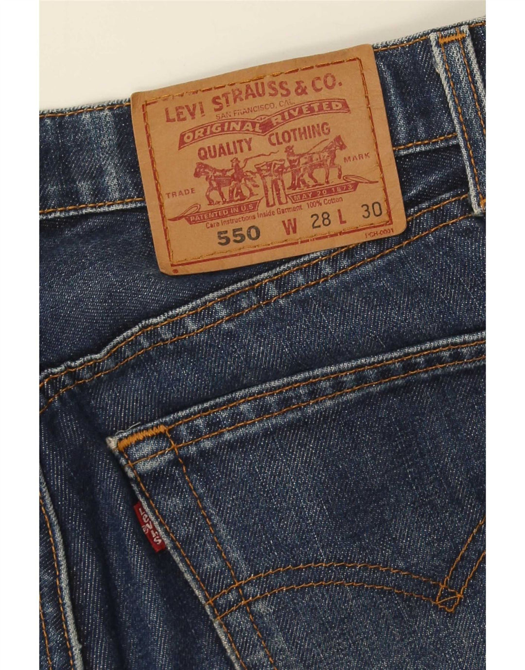 Levi's Jean 550 Bootcut Homme Bleu W28 L30
