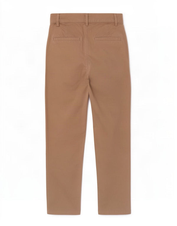 Marks & Spencer Pantalon droit décontracté pour femme UK 8 Small W27 L26 Beige