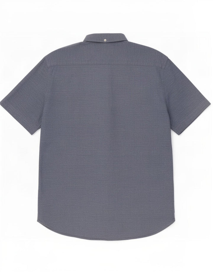 French Connection Chemise à Manches Courtes Homme Grand Bleu Coton