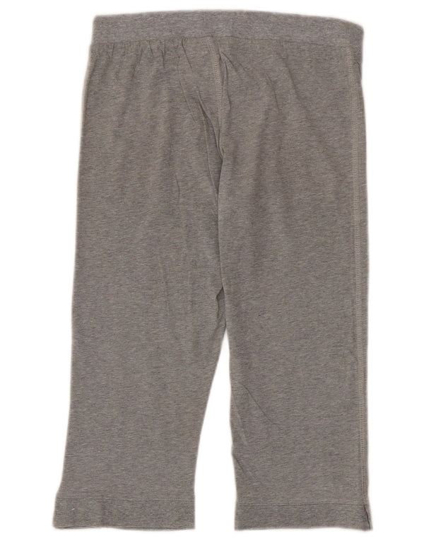 Champion Pantalon de Survêtement Capri Femme UK 12 Gris Moyen