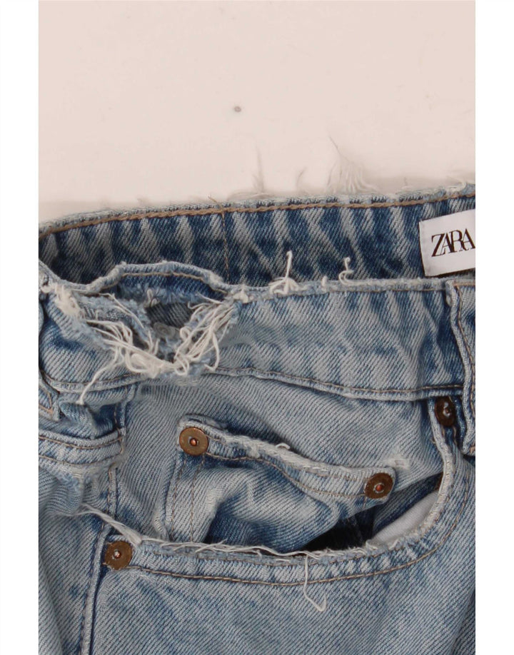 Zara Jean droit femme EU 40 Medium W30 L30 Bleu