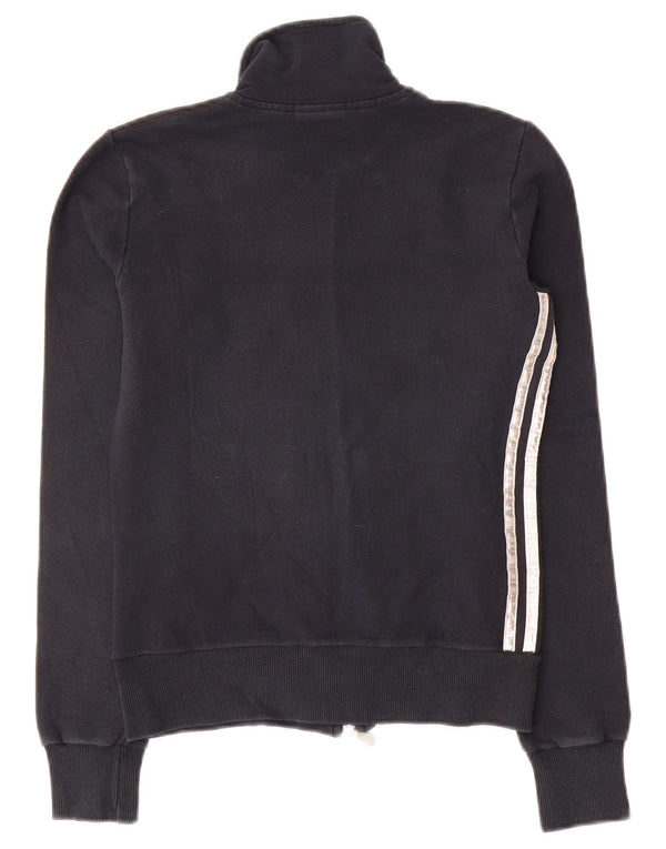 Adidas Veste de survêtement pour femme UK 10 Petit coton noir