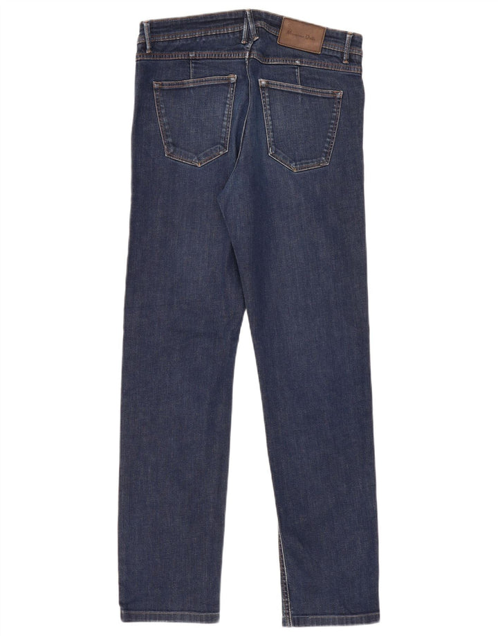 Massimo Dutti Jean slim pour homme EU 40 Medium W31 L30 Bleu