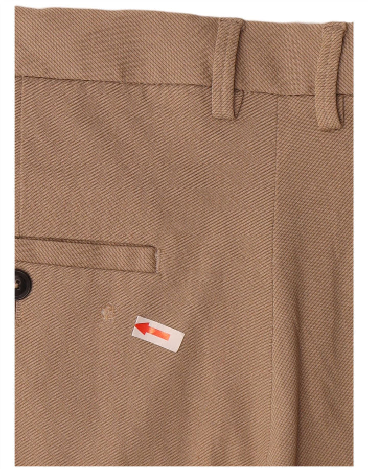 Zara Short Chino Homme EU 44 Large W34 Beige Viscose