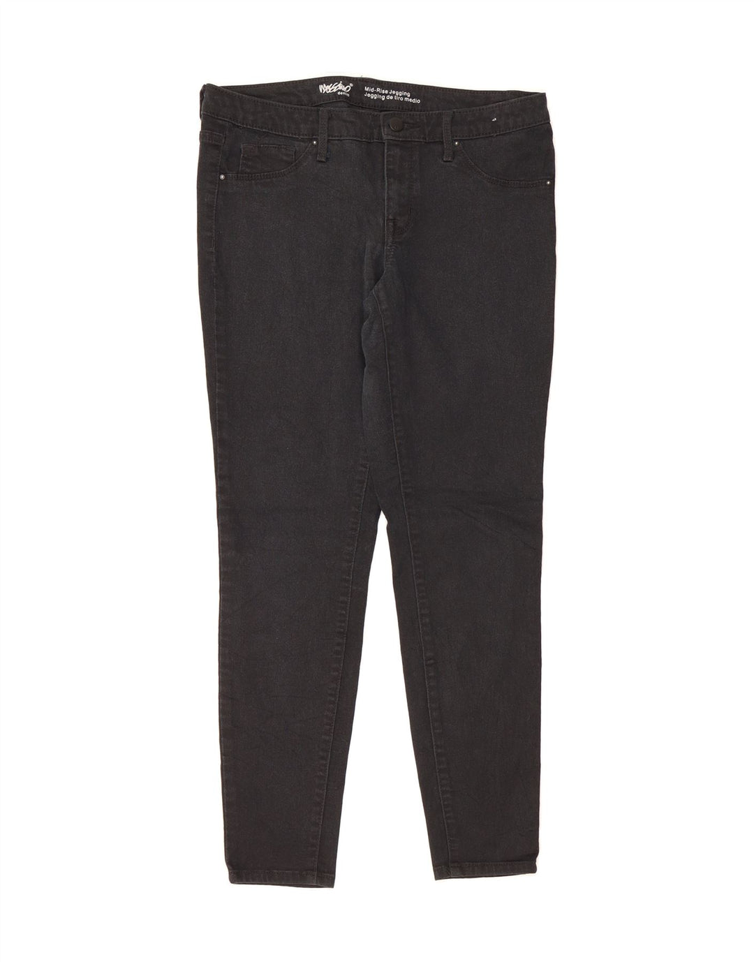 MOSSIMO Womens Mid Rise Jegging Jeans US 8 Medium W29 L29 Black Cotton Vintage Mossimo and Second-Hand Mossimo from Messina Hembry 