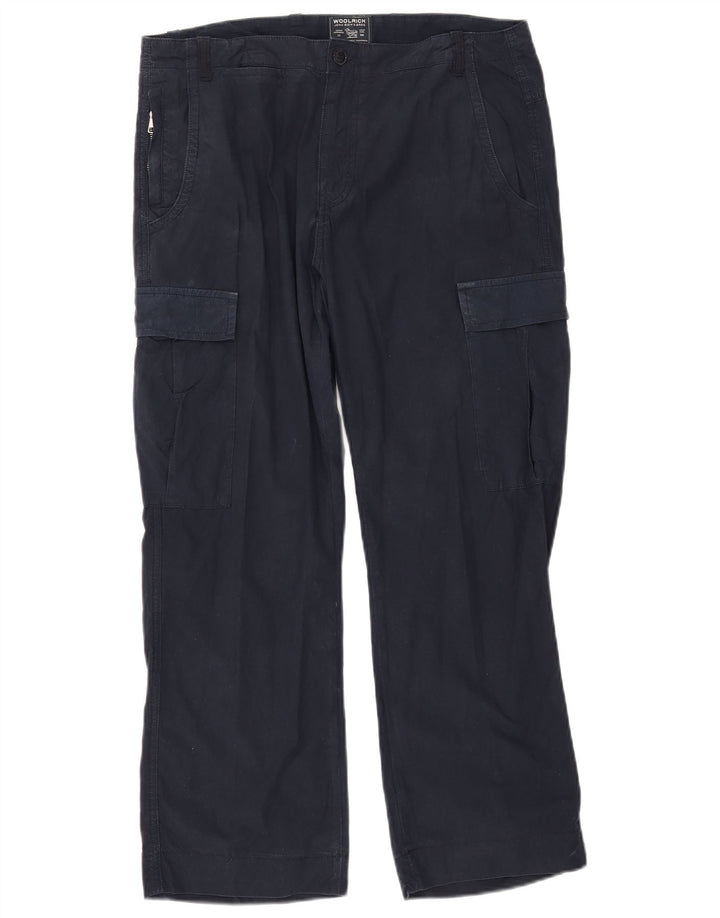 Woolrich Pantalon Cargo Droit W34 L27 Homme Bleu Marine