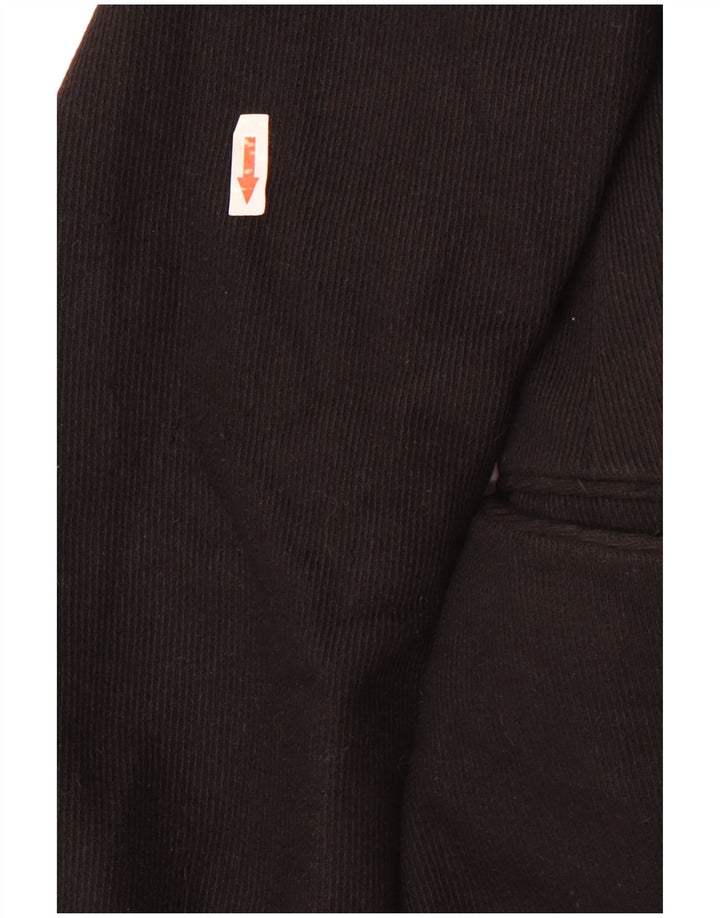 Fay Manteau en velours côtelé pour homme UK 40 Large Noir