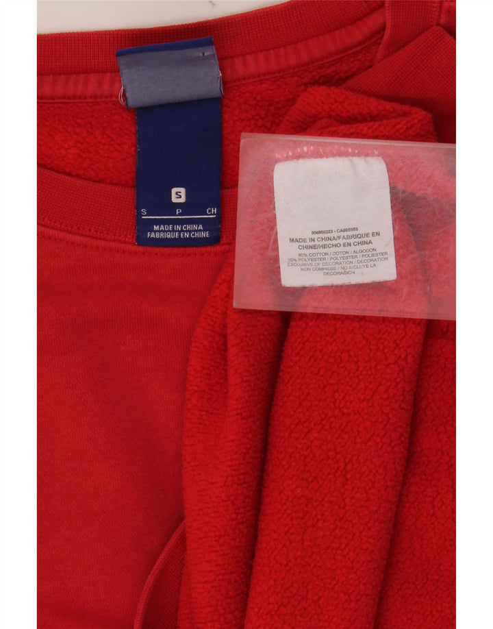 NIKE Sweat-shirt pour homme en coton rouge Small