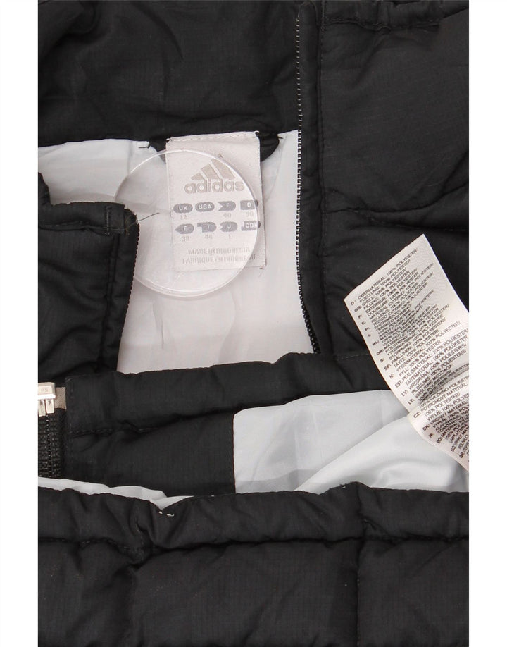 Adidas Gilet rembourré pour femme UK 12 Medium Noir Polyester