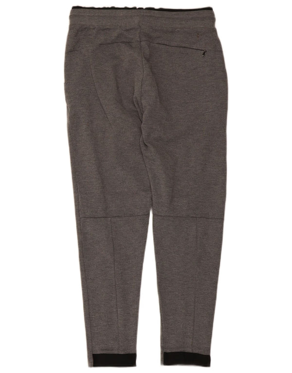 Zara Pantalon de survêtement court pour homme Petit gris Colorblock Polyester