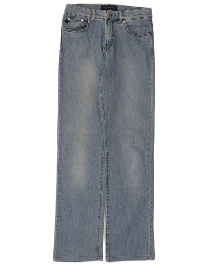 Trussardi Jean Droit W29 L31 Bleu Coton Femme