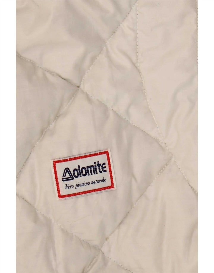 Dolomite Veste matelassée réversible à capuche pour homme UK 36 Small Blanc Polyester