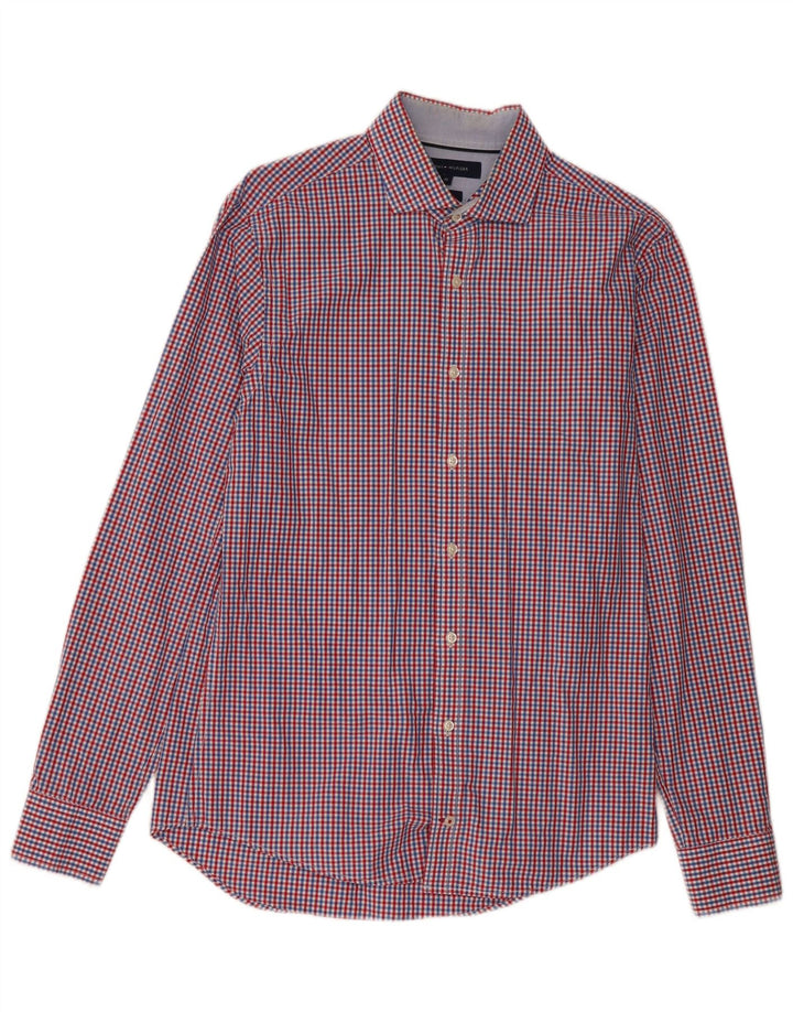 Tommy Hilfiger Chemise Slim Fit Homme Coton Vichy Multicolore Moyen