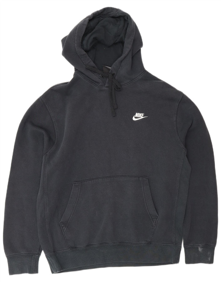 Nike Pull à capuche en coton bleu marine moyen pour homme