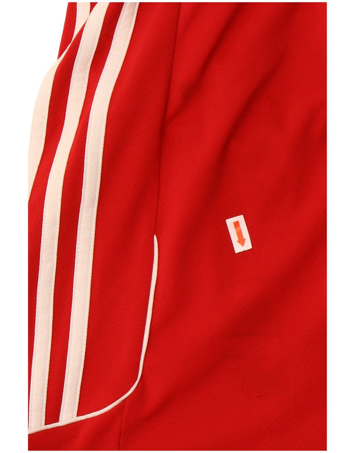Adidas Short de sport Climalite pour homme XL Rouge Polyester