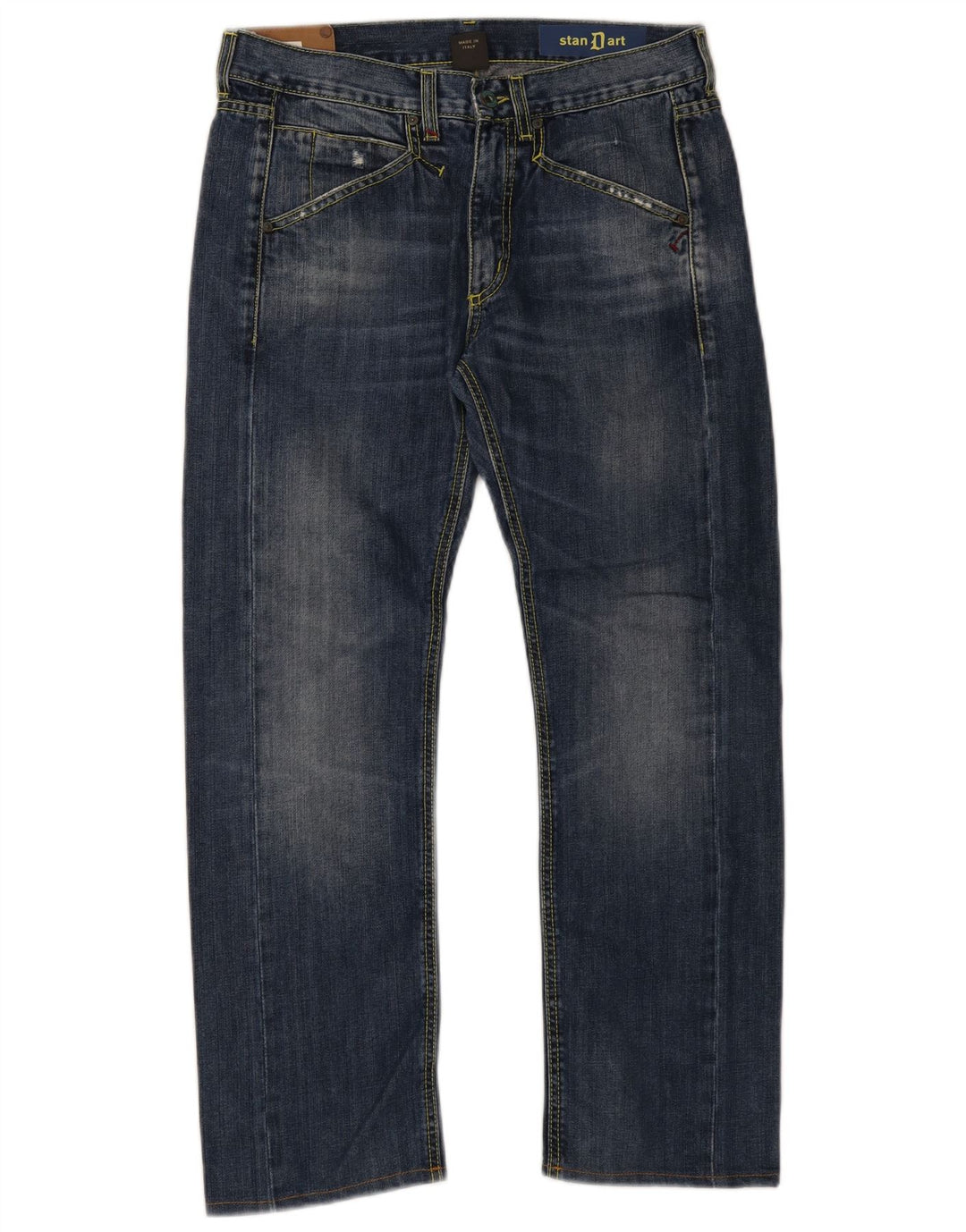 Dondup Jean droit standard W32 L28 homme bleu marine